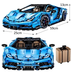 カダC61041770-4スーパーカー1:8モデルおもちゃランボルギーニブレインおもちゃレンガビルディングブロックおもちゃセット子供向け教育ギフト