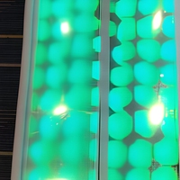 TOPLED hologramme transparent intérieur programmable à défilement mobile p10, P8. p6.25, pour vitrine d'armoire diaphane