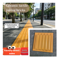 3030 20mm Épaisseur, Carrelage Tactile Antidérapant et Résistant à l'Usure pour Allées Extérieures, Tuile Indicatrice en Céramique