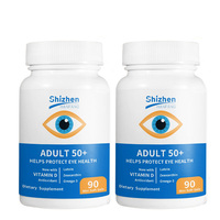 Gélules pour les yeux pour adultes 50+ sous marque privée, 90 mini-gélules, étiquette personnalisée, service OEM ODM