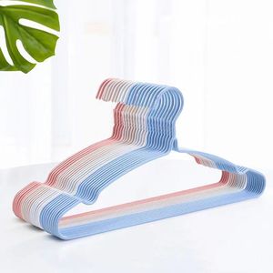 Perchas de plástico para ropa para adultos, estudiantes, dormitorio, uso infantil, organizador de ropa con forma rectangular y gancho - Product Image 4