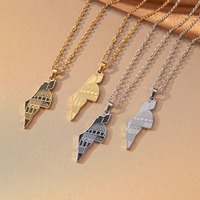 Collier avec pendentif personnalisé en acier inoxydable, hypoallergénique, plaqué or 18 carats, bijoux imperméables, cadeau unisexe