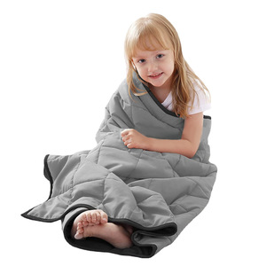 Manta Ponderada Personalizada para Niños, <span class=keywords><strong>Tela</strong></span> <span class=keywords><strong>de</strong></span> Poliéster Lijada para Manta Rellena <span class=keywords><strong>de</strong></span> Cuentas <span class=keywords><strong>de</strong></span> Vidrio, Suave para Colchas - Product Image 5