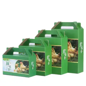 Wholesale Gift Box Product Portable Color Box Corrugated Paper Carton Customized Duck Egg Gift Packaging Box