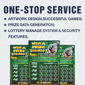 Cartes à gratter anti-fraude, reliure parfaite, couverture rigide, carton ondulé, écologique, durable, impression offset, impression personnalisée, <span class=keywords><strong>loto</strong></span> - Product Image 5