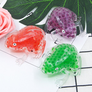 High Quality TPR Animal Frog Squishy Stress <b>Balls</b> Beads Filling Slow Return Hand Exercise <b>Squeeze</b> Stress Relieve Toys for Kids - Product Image 3