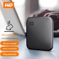 Disque SSD portable (PSSD) Elements SE, nouveau SSD avec coque en plastique WDBAYN0010BBK