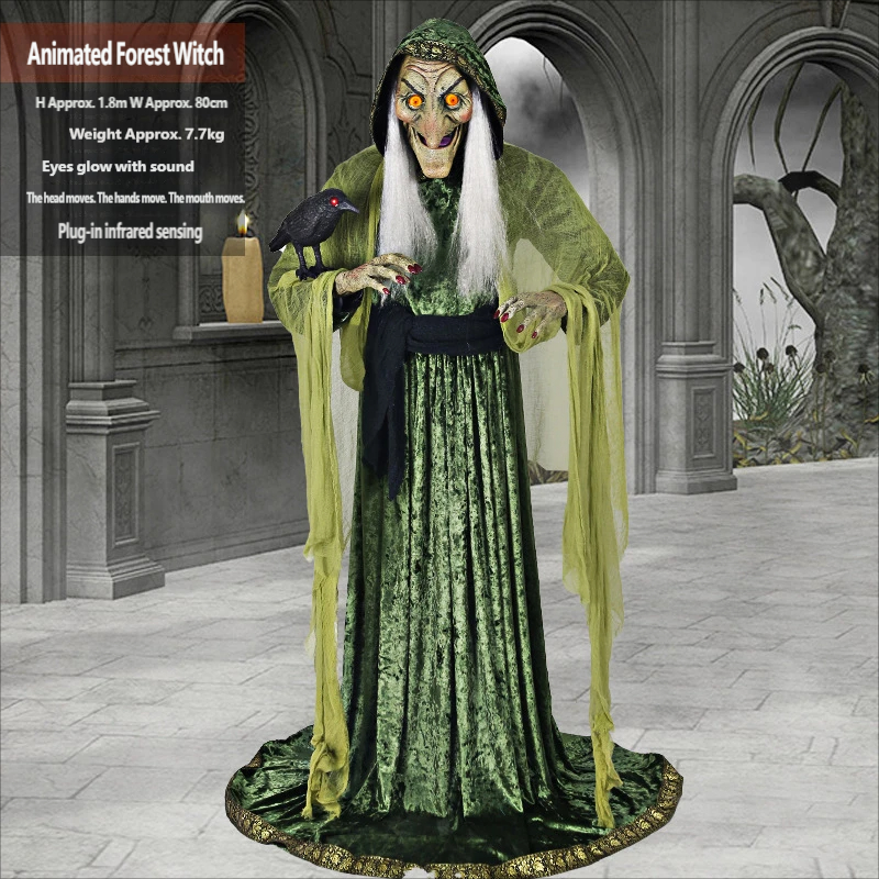Bruja del bosque animada