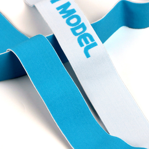 Vải Nylon Thoải Mái Da Nhiều Màu Phụ Kiện May Mặc Vải <span class=keywords><strong>Jacquard</strong></span> Đàn Hồi In Logo Theo Yêu Cầu Dây Thắt Lưng - Product Image 2