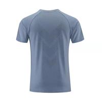 T-shirt de sport pour homme en mélange de chanvre à séchage rapide, manches courtes, extensible, idéal pour la course – Meilleure vente de l'été