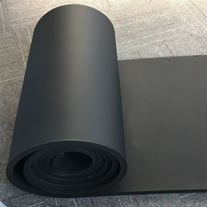 Panneau d'isolation en <span class=keywords><strong>mousse</strong></span> de caoutchouc insonorisant auto-adhésif écologique de conception moderne, carré, classe de résistance au feu B1, noir - Product Image 2