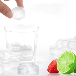 <span class=keywords><strong>Cubitos</strong></span> <span class=keywords><strong>de</strong></span> Hielo <span class=keywords><strong>de</strong></span> Plástico Cuadrados Reutilizables Transparentes al por Mayor con Logotipo Personalizado, Reutilizables para Bebidas, Cócteles, Whisky, Vino, Café - Product Image 5