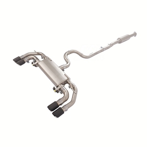 Système d'échappement Catback Valvetronic OEM pour <span class=keywords><strong>Volkswagen</strong></span> <span class=keywords><strong>Golf</strong></span> <span class=keywords><strong>7</strong></span> GTE VII 1.4T, silencieux de performance, embouts noirs en acier inoxydable SS304 - Product Image 1