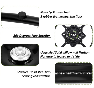 Phụ kiện thay thế Cơ cấu xoay ghế sofa chịu lực cao, đế xoay ghế với vòng bi chắc chắn - Product Image 4