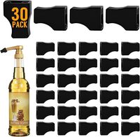 Embouts de pompe à sirop en silicone avec bouchon à vis, couleur personnalisée, adaptés aux pompes à sirop de café pour les bouteilles de sirops Monin Jordans Skinny