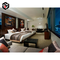 Ensemble de lit de luxe moderne sur mesure Foshan, en bois/métal, pour appartement – Solution complète de mobilier hôtelier Foshan