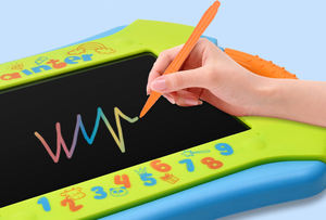 LCD colorato tavoletta di scrittura riutilizzabile cancellabile blocco da disegno scarabocchio in plastica per bambini apprendimento educativo - Product Image 6