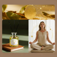 Diffuseur de parfum en cristal à roseaux de luxe personnalisable de haute qualité à étiquette privée pour la maison et le bureau
