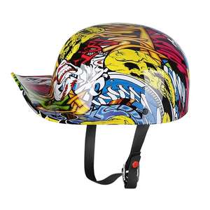 Casco de Scooter BAX, Nuevo, Precio Bajo, Buena Calidad, Estilo Gorra de Béisbol, Unisex, Adulto, Media Cara, Cierre Rápido ABS, Todas las Temporadas - Product Image 3