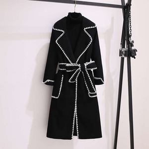 Veste polaire personnalisée manteau Long <span class=keywords><strong>laine</strong></span> & mélanges hiver automne vêtements d'automne pour femmes Cardigan <span class=keywords><strong>Blazer</strong></span> Blazers dames - Product Image 6