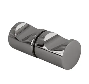 Chrome Brushed Nickel Matte Black Back To Back E-Z Grip Style Knobs