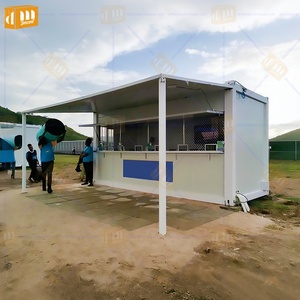 Portable Cafe Bar Shop Container Casas prefabricadas desmontables Flatpack 40Ft Prefabricado Home Modular Store Restaurante - Product Image 5