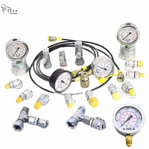 TALUADA Universelles Druckmesswerkzeug-Set für Bagger, Hydraulikpumpe Drucktestwerkzeug, Motor-Druckmessgeräte, Reparatur-Kit - Product Image 4