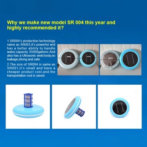 Nouvelle technologie Portable solaire <span class=keywords><strong>cuivre</strong></span> <span class=keywords><strong>argent</strong></span> ion désinfection piscine <span class=keywords><strong>ioniseur</strong></span> solaire flottant purificateur d'eau - Product Image 6