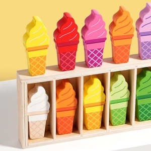 Juego de Mesa Educativo de Madera para Niños - Adivina las Bebidas en Botellas, Juguete de Memoria y Percepción del Color - Product Image 1
