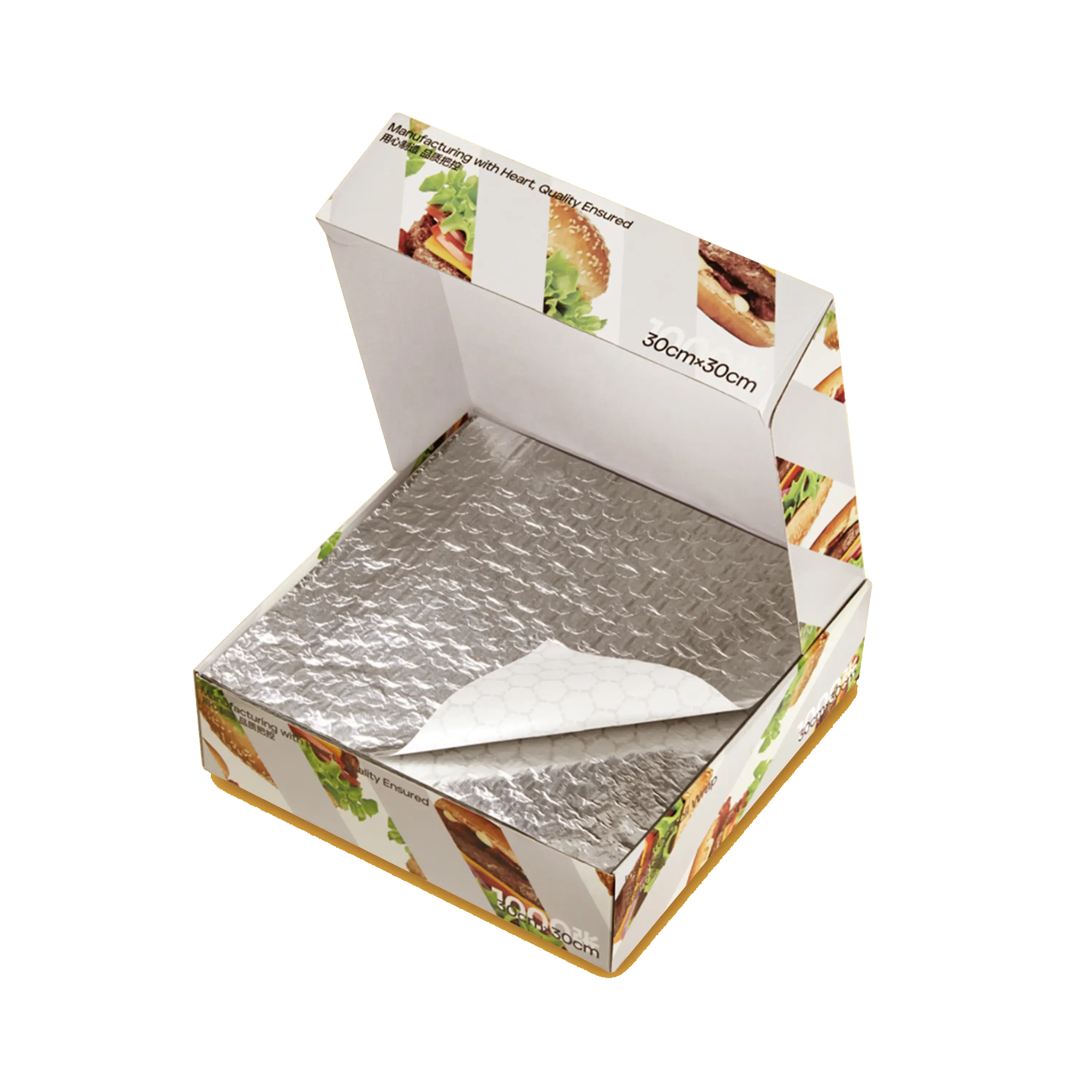 custom printed greaseproof sandwich food wrap wrapping restaurant burger paper Sandwich hamburger bread wrapping paper