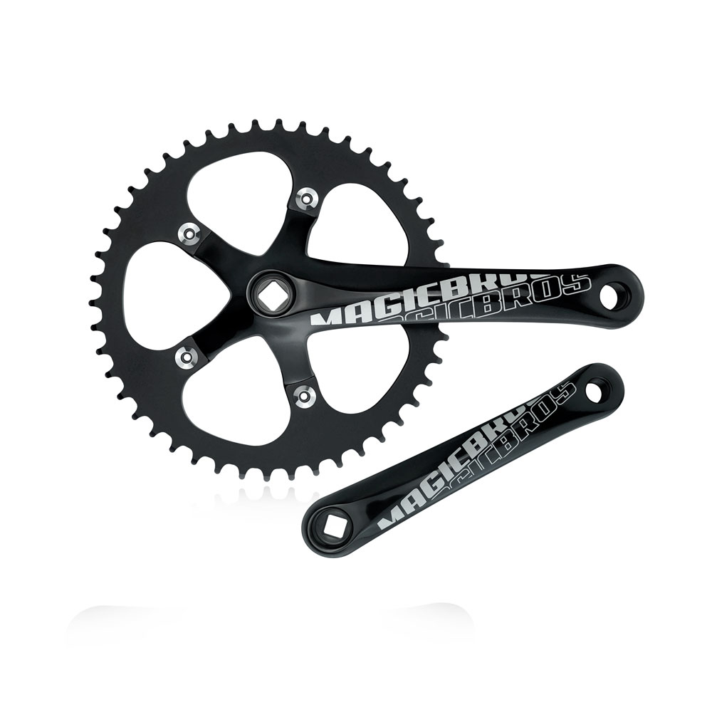 MAGICBROS 130BCD 170MM 自転車固定ギアレーシングクランクセット 46T