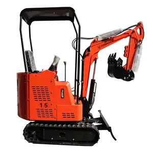 Hot Sale Different Accessories Crawler Mini Compact Excavator Bagger 1Ton Small Mini Crawler Excavator