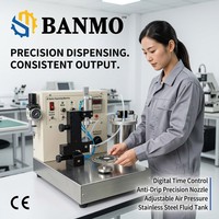 Machine de distribution circulaire BANMO, distributeur de colle automatique à table rotative, plateau tournant de précision, équipement de table, industriel