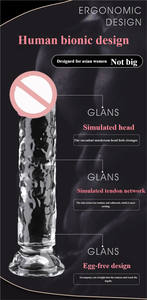 Hete Aanbieding Realistische Dildo Anale <span class=keywords><strong>Sex</strong></span> Toys Zacht Meerdere Maten Dildo Zacht Transparant <span class=keywords><strong>Sex</strong></span> Product <span class=keywords><strong>Sex</strong></span> Toy G-spot Vibrator - Product Image 6