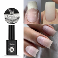 Gel de base en caoutchouc en fibre HipSterr réparant les ongles cassés Gel de construction vernis semi-permanent pour ongles UV LED Nail Art manucure