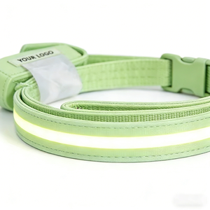 Custom <b>Dog</b> <b>Harness</b> and Leash Set <b>Reflective</b> Adjustable Pet <b>Harness</b> with Collar for Outdoor Walking OEM Private Label/ - Product Image 5