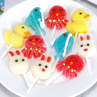 OEM/ODM Hot Sale Factory Wholesale Bulk Halal Certified Toy Gummy Lollipop Soft Candy Stick Children's Snacks Sugar Content
