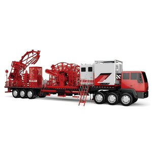 Unité de tête d'injection à moteur CA montée sur camion avec tubes enroulés en acier inoxydable pour forage de puits pétroliers, profondeur 300m, diamètre 250-300mm - Product Image 2