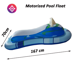 แพยางเป่าลมรูปทรงมอเตอร์ไซค์แบบกำหนดเอง ใช้ในสระว่ายน้ำ - Product Image 2