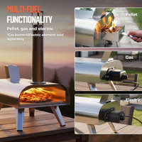 Fours à pizza portables de haute qualité, mini, à granulés de bois, en acier inoxydable, pour l'extérieur