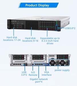 Serveur rack HPE DL380 Gen10 d'occasion, prend en charge la mémoire DDR4 2666 MHz, extensible, grande capacité de RAM pour le calcul en nuage multi-VM, serveur rack idéal - Product Image 4