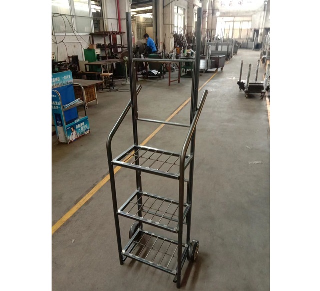 Car Battery Display Rack Rolling Battery Shelf Heavy Duty Battery Stand With Wheels