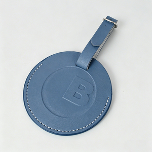 Étiquette de bagage en cuir gaufré avec impression UV pour l'image de marque d'entreprise, design sur mesure - Product Image 3