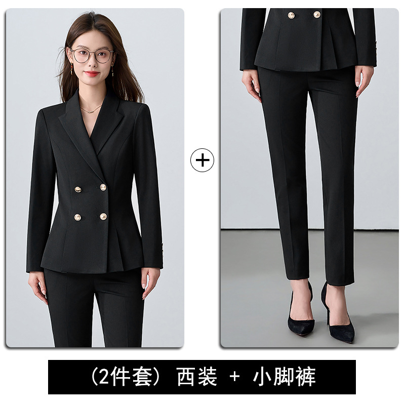 Black suit skinny trousers