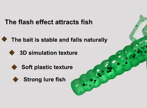 เหยื่อตก<span class=keywords><strong>ปลา</strong></span>แบบเชือก 20 ชิ้น/ถุง เหยื่อนิ่ม รูปทรงกุ้ง จำลอง 3 สี สำหรับตก<span class=keywords><strong>ปลา</strong></span>ทะเลและน้ำจืด <span class=keywords><strong>ปลา</strong></span>แบส <span class=keywords><strong>ปลา</strong></span>ดำ - Product Image 6