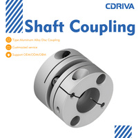 Accouplement flexible à diaphragme en aluminium Cdriva, type disque simple/double, pour moteur servo et tige de vis