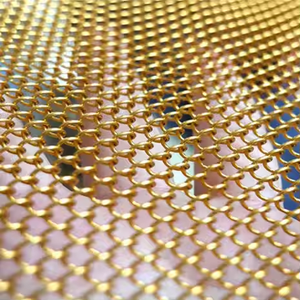 Bán buôn tường mặt tiền phòng Divider kim loại lưới rèm cửa cho phòng sang trọng nhà hàng trang trí - Product Image 6