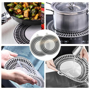 <span class=keywords><strong>Protection</strong></span> de <span class=keywords><strong>plaque</strong></span> de cuisson en silicone à chaud 2025, <span class=keywords><strong>protection</strong></span> contre les rayures, <span class=keywords><strong>plaque</strong></span> de cuisson à induction électrique, tapis antidérapant, coussinets résistants à la chaleur - Product Image 1