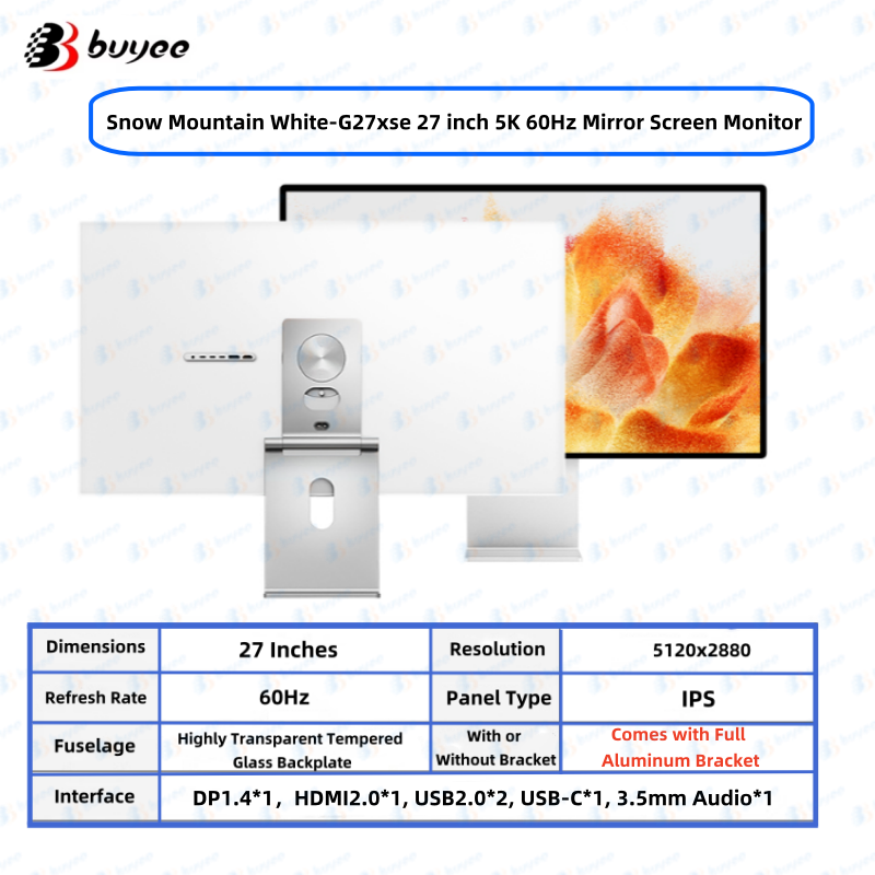 Bianco G27X SE 27 pollici 5K 60Hz con supporto