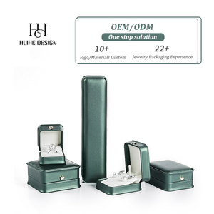 Flexibele Aangepaste Verpakking Groene Juwelendoos Provider Creëren Unieke Materiaal Dozen In Uw Maat, Stijl, Kleur Met Merk Logo - Product Image 2